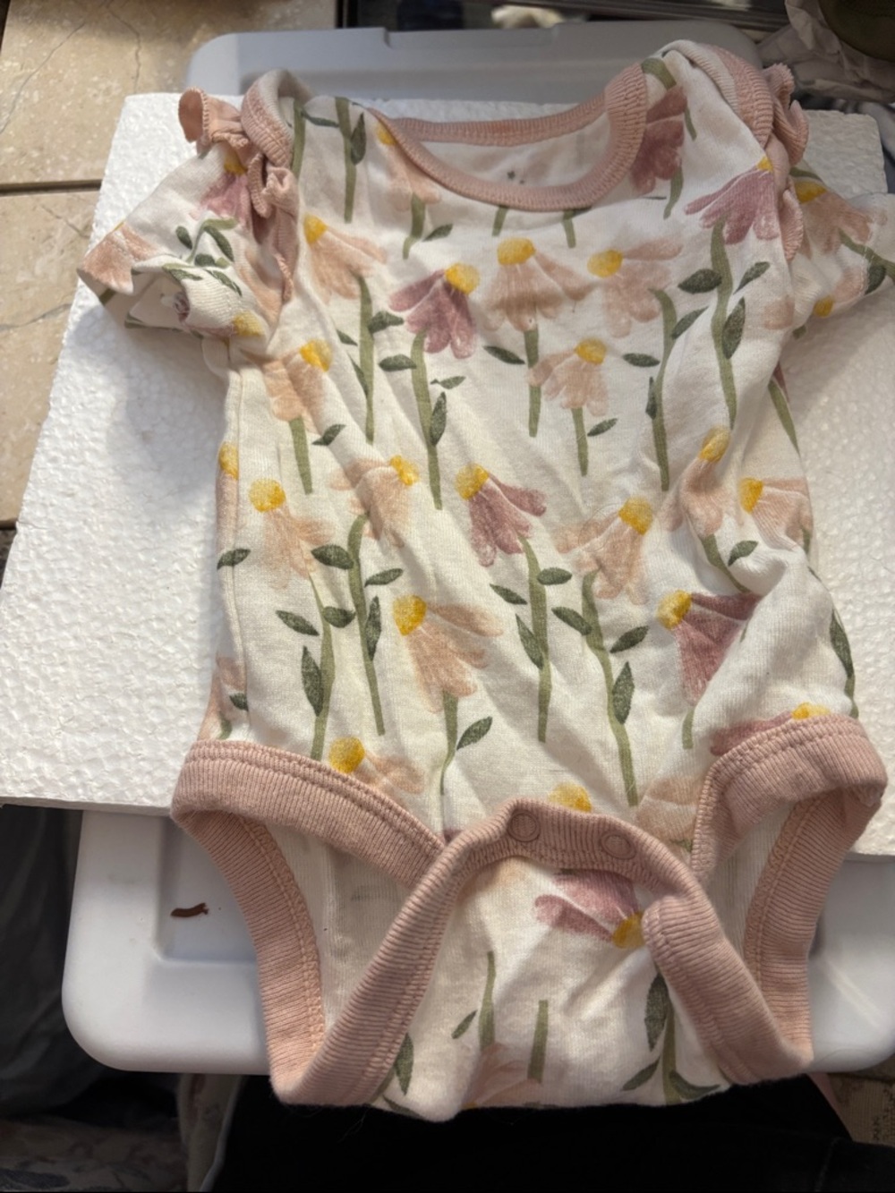 Floral Print Baby One-Piece Newborn